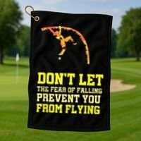 Pole Vaulting Pole Track & Field Pole Vault Golf Towel thumb 1