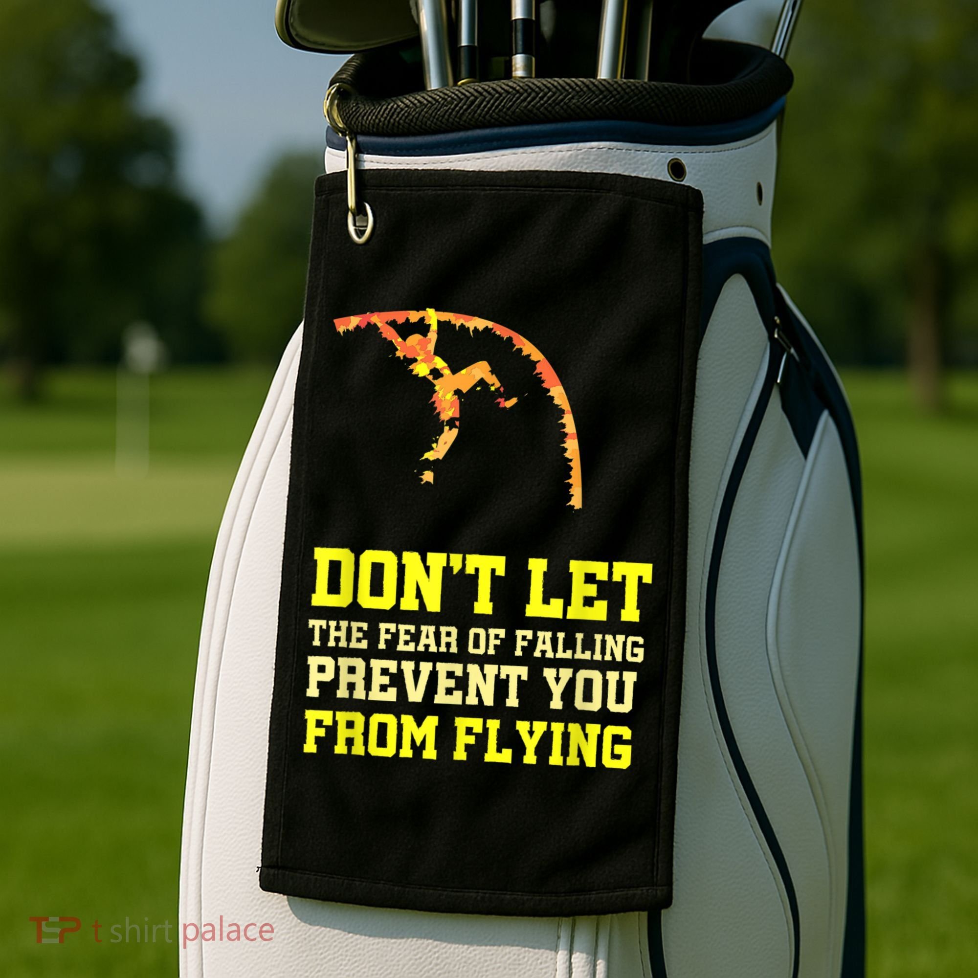 Pole Vaulting Pole Track & Field Pole Vault Golf Towel