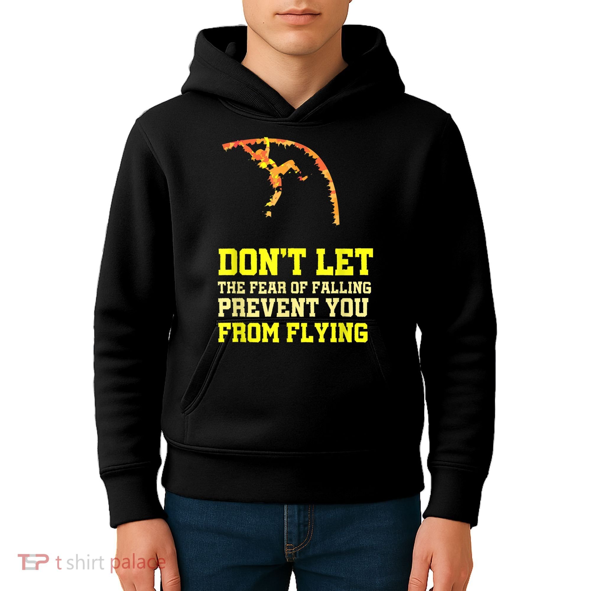 Pole Vaulting Pole Track & Field Pole Vault Kids Hoodie