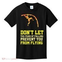 Pole Vaulting Pole Track & Field Pole Vault Kids T-Shirt thumb 0