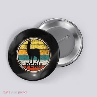 Peru Vicuna Peruvian Button