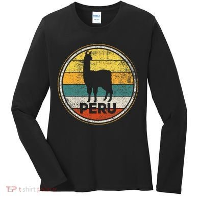 Peru Vicuna Peruvian Women's Long Sleeve Shirt
