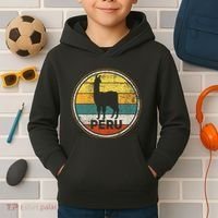 Peru Vicuna Peruvian Kids Hoodie thumb 2