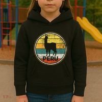 Peru Vicuna Peruvian Kids Hoodie thumb 3