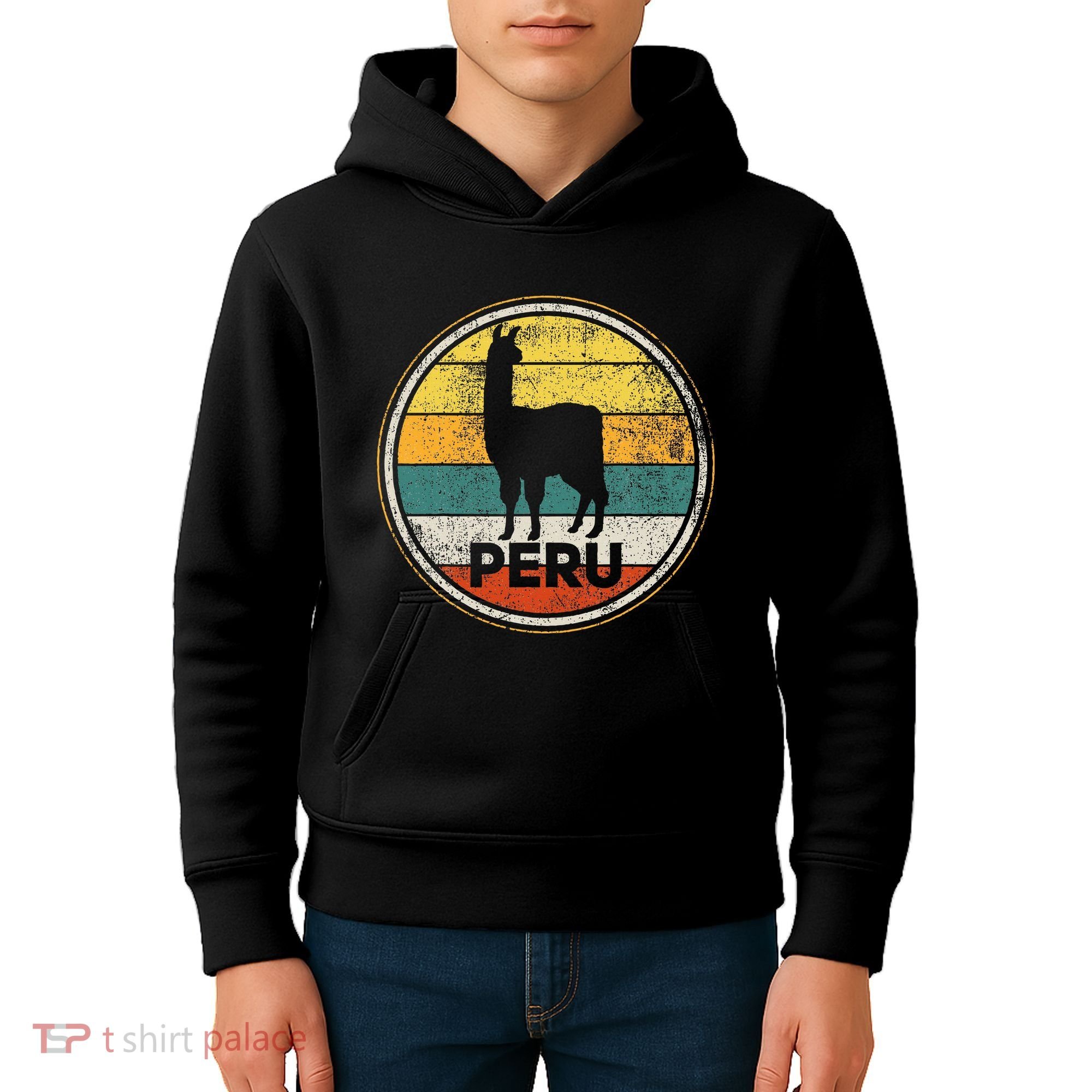 Peru Vicuna Peruvian Kids Hoodie