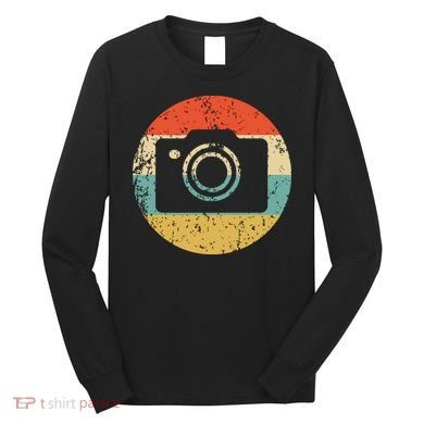 Photographer Vintage Retro Camera Long Sleeve Shirt