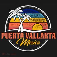 Puerto Vallarta Retro Sunset Backpack thumb 2