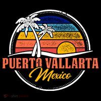 Puerto Vallarta Retro Sunset Women's Hoodie thumb 2