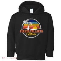 Puerto Vallarta Retro Sunset Toddler Hoodie thumb 0