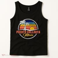 Puerto Vallarta Retro Sunset Tank Top thumb 2