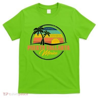 Puerto Vallarta Retro Sunset T-Shirt