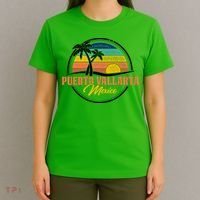 Puerto Vallarta Retro Sunset T-Shirt thumb 4