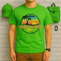Puerto Vallarta Retro Sunset T-Shirt thumb 6