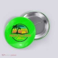 Puerto Vallarta Retro Sunset Button thumb 0
