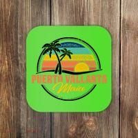 Puerto Vallarta Retro Sunset Coaster thumb 0
