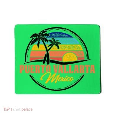Puerto Vallarta Retro Sunset Mousepad