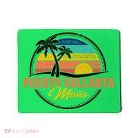 Puerto Vallarta Retro Sunset Mousepad thumb 0