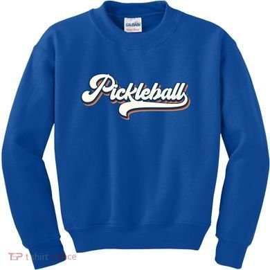 Pickleball Vintage Retro Cool Gift Kids Sweatshirt