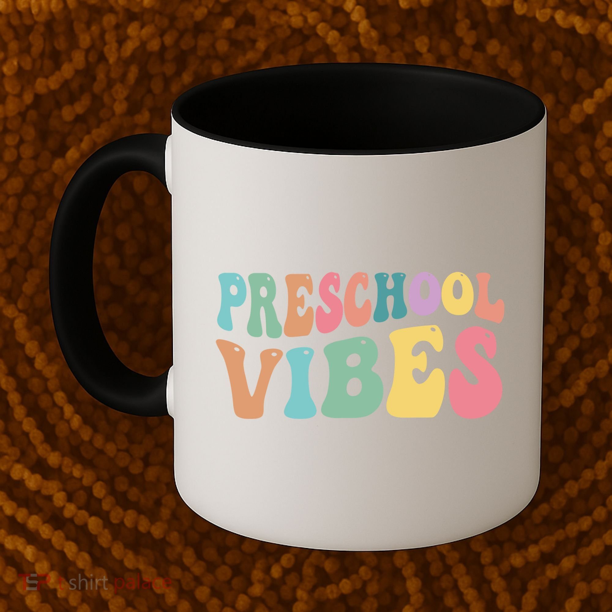 Preschool Vibes Retro 80s Pre School Coffee Mug