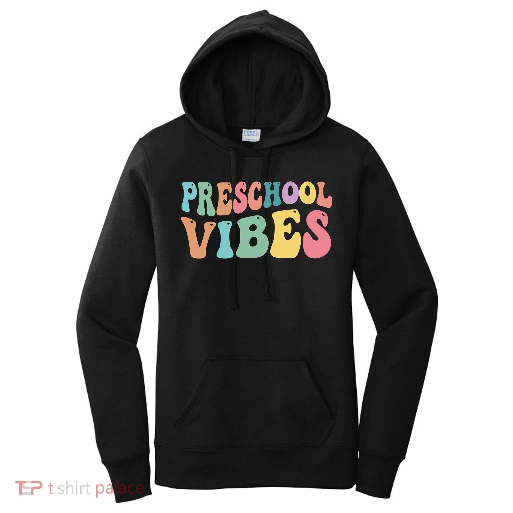 Preschool Vibes Retro 80s Pre School Women's Hoodie