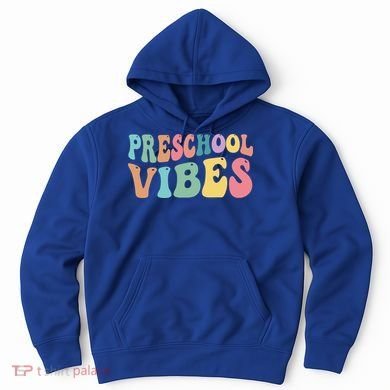 Preschool Vibes Retro 80s Pre School Hoodie
