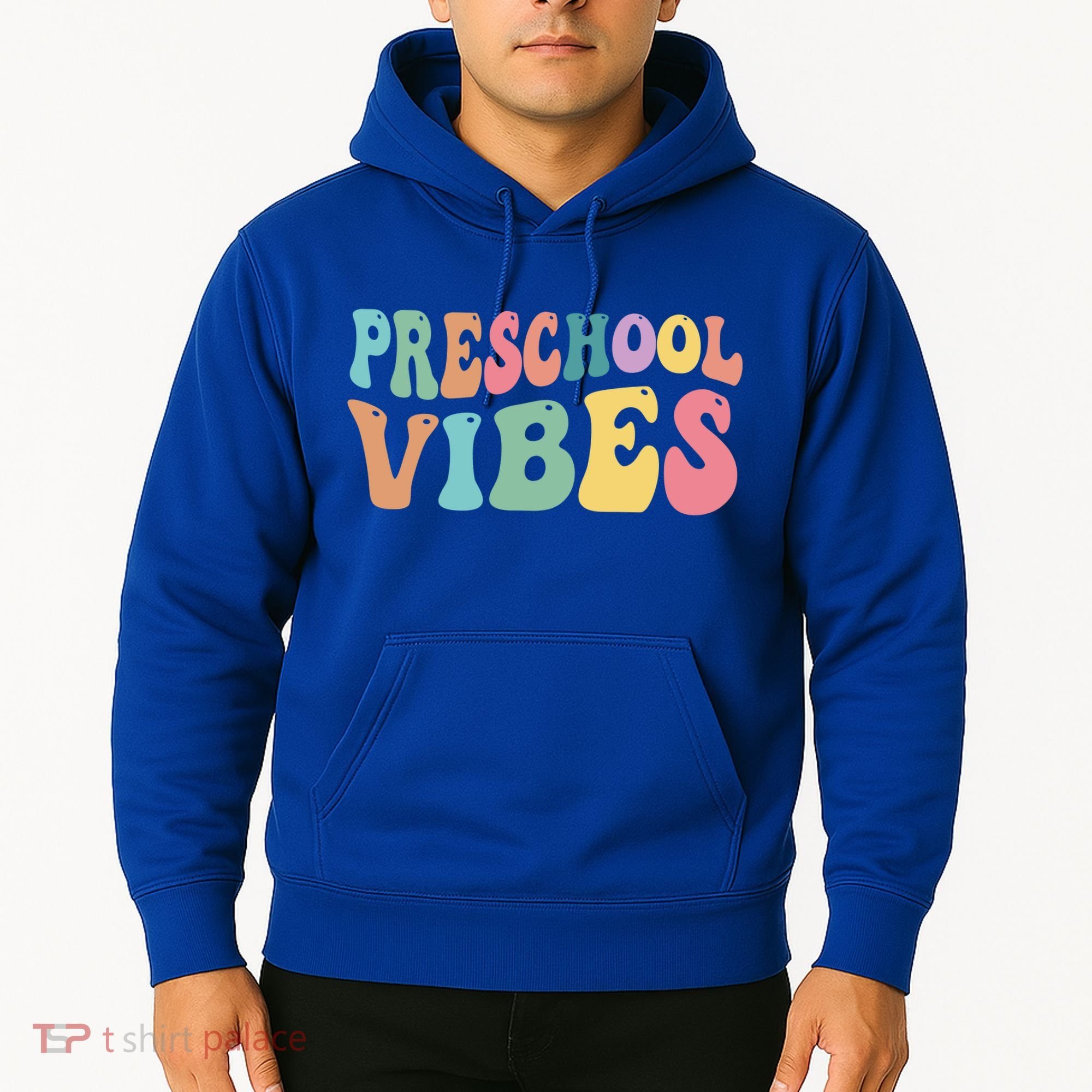Preschool Vibes Retro 80s Pre School Hoodie