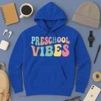 Preschool Vibes Retro 80s Pre School Hoodie thumb 3