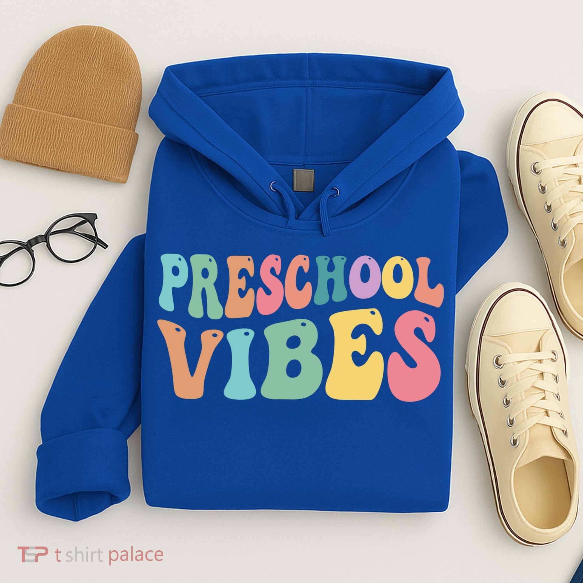 Preschool Vibes Retro 80s Pre School Hoodie