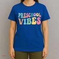Preschool Vibes Retro 80s Pre School T-Shirt thumb 4