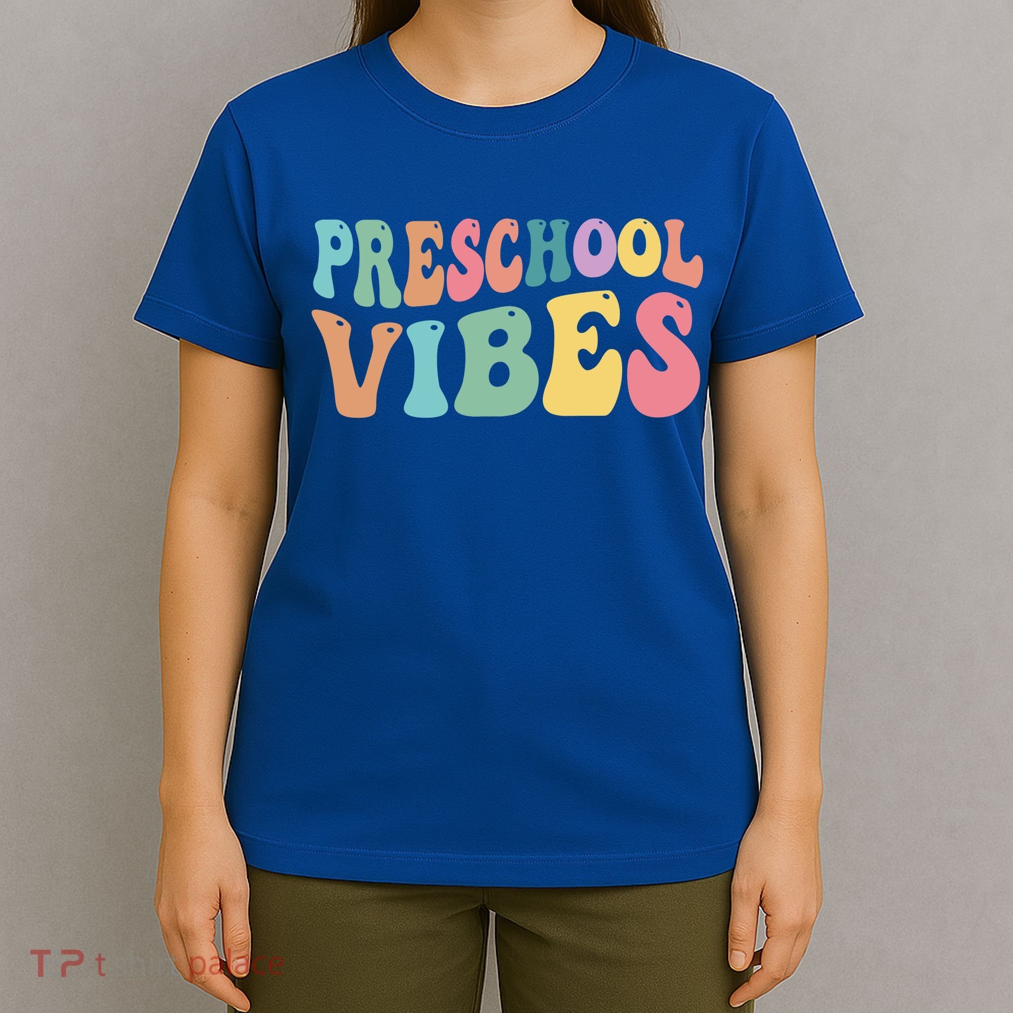 Preschool Vibes Retro 80s Pre School T-Shirt