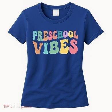 Preschool Vibes Retro 80s Pre School Women's T-Shirt