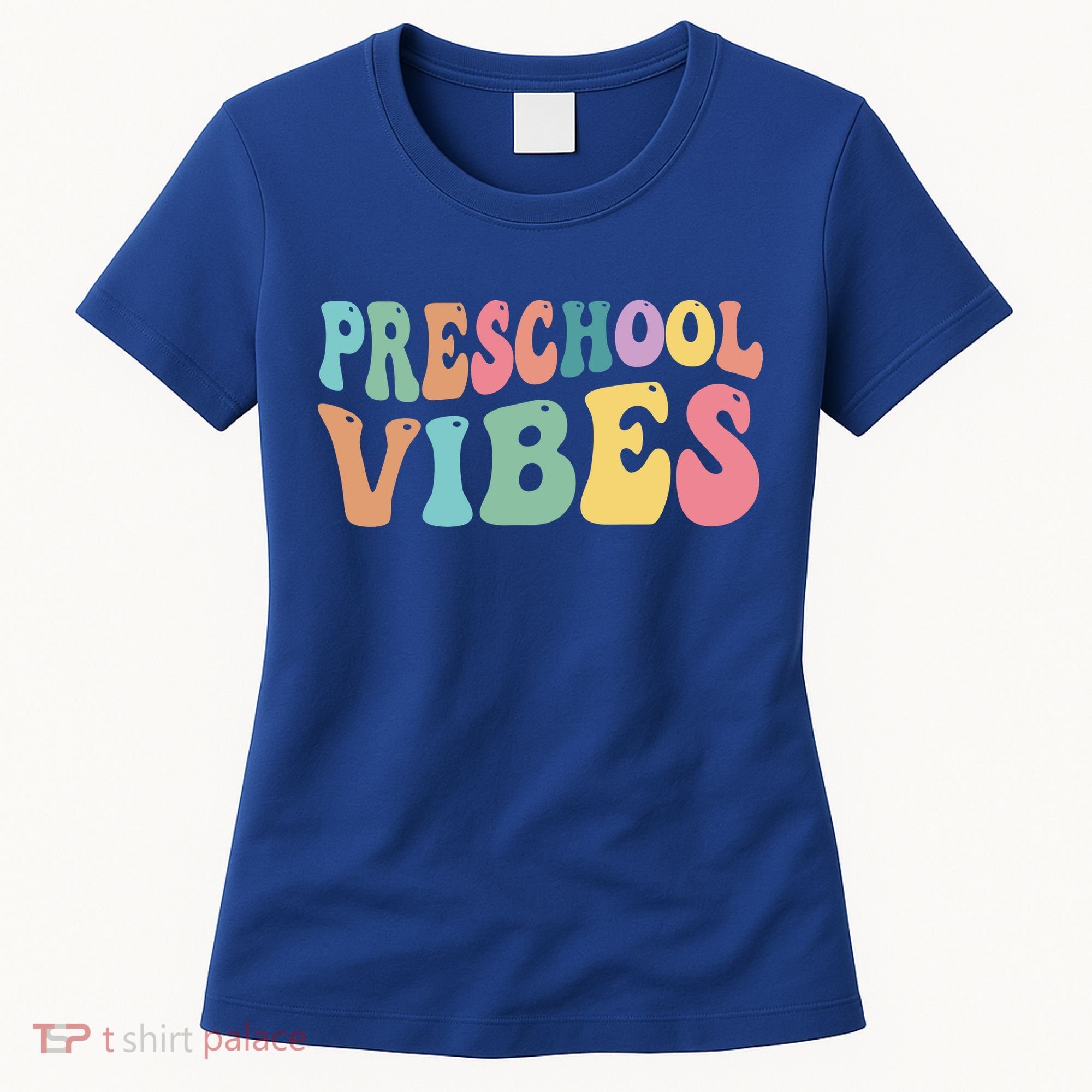 Preschool Vibes Retro 80s Pre School Women's T-Shirt