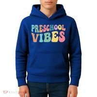 Preschool Vibes Retro 80s Pre School Kids Hoodie thumb 4