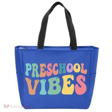 Preschool Vibes Retro 80s Pre School Tote Bag