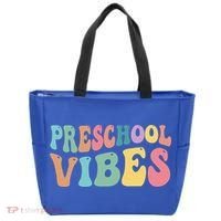 Preschool Vibes Retro 80s Pre School Tote Bag thumb 0