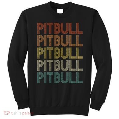 Pitbull Vintage Retro Sweatshirt