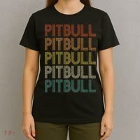 Pitbull Vintage Retro T-Shirt thumb 4