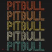 Pitbull Vintage Retro T-Shirt thumb 7