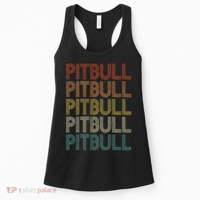 Pitbull Vintage Retro Women's Tank Top