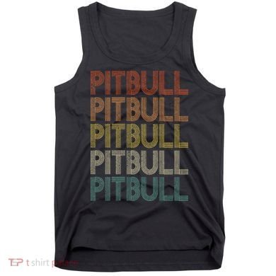 Pitbull Vintage Retro Tank Top