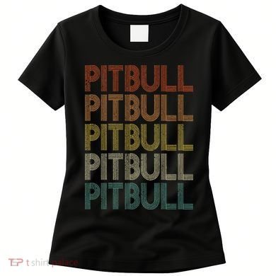 Pitbull Vintage Retro Women's T-Shirt