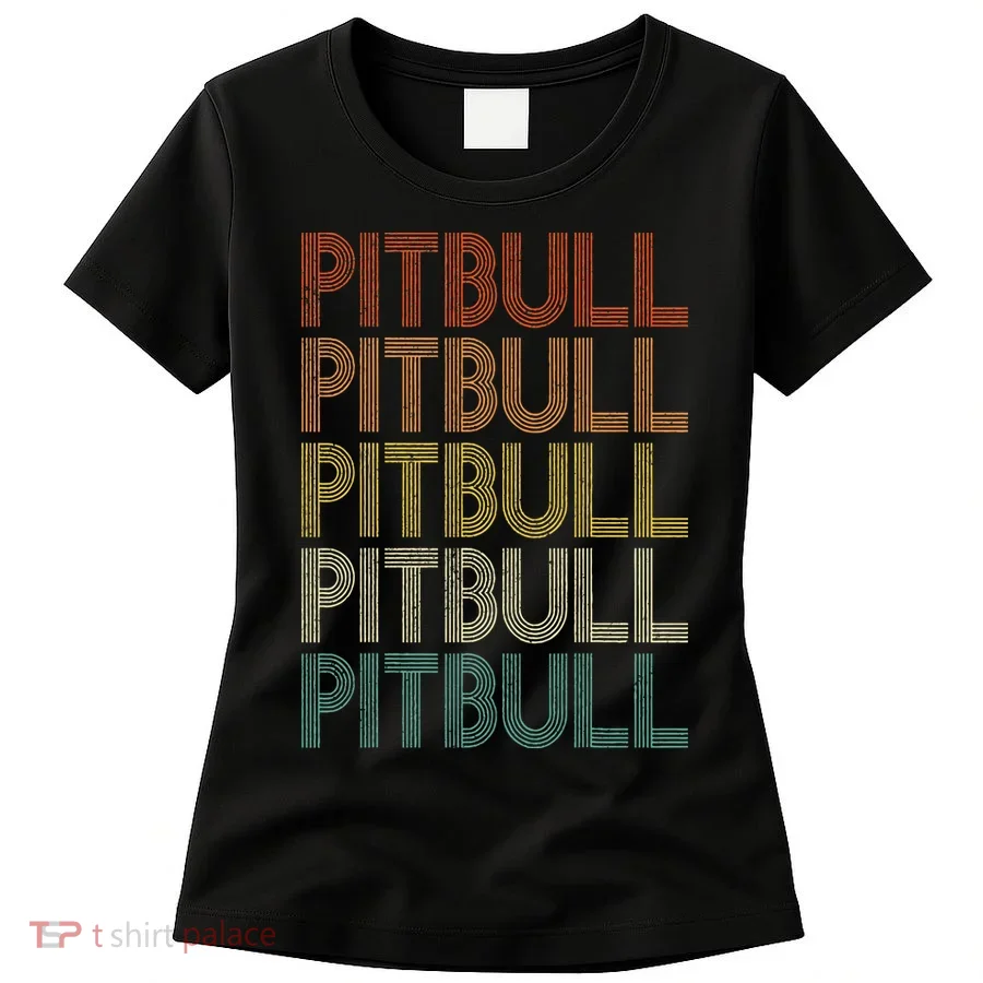 Pitbull Vintage Retro Women's T-Shirt