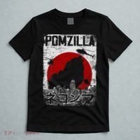 Pomzilla Vintage Retro Pomeranian Dog T-Shirt thumb 5