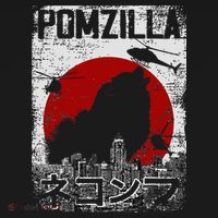 Pomzilla Vintage Retro Pomeranian Dog T-Shirt thumb 7