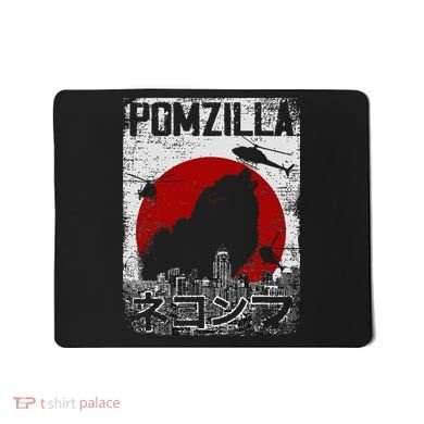 Pomzilla Vintage Retro Pomeranian Dog Mousepad