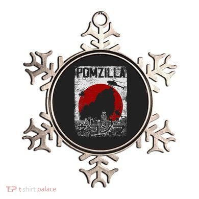 Pomzilla Vintage Retro Pomeranian Dog Ornament