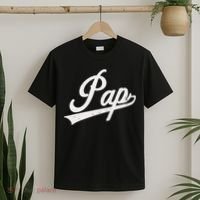 Pap Vintage Retro Style Father’s day gift for Pap Grandpa T-Shirt thumb 2