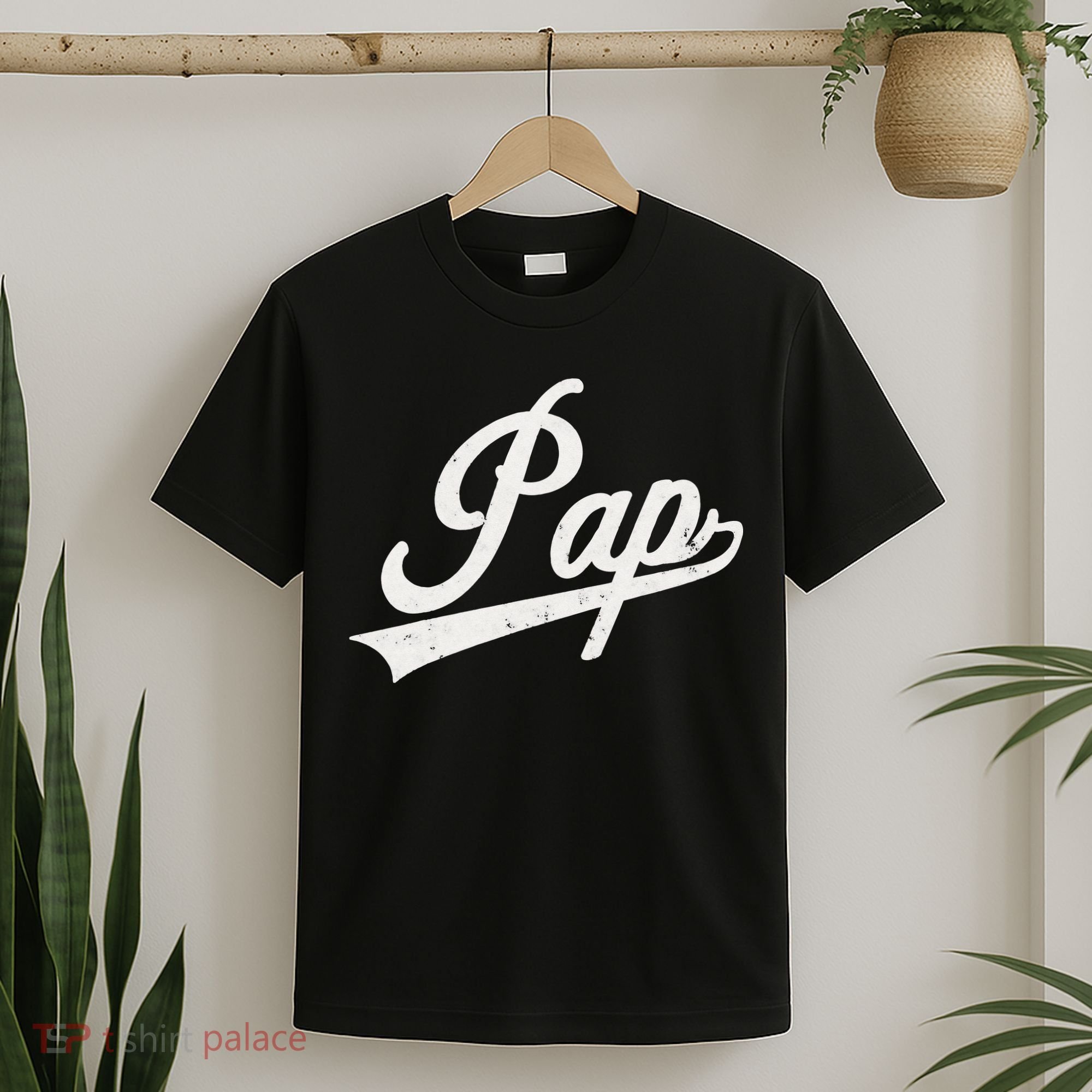 Pap Vintage Retro Style Father’s day gift for Pap Grandpa T-Shirt