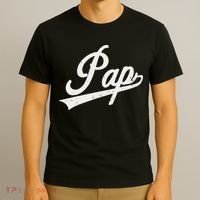 Pap Vintage Retro Style Father’s day gift for Pap Grandpa T-Shirt thumb 3