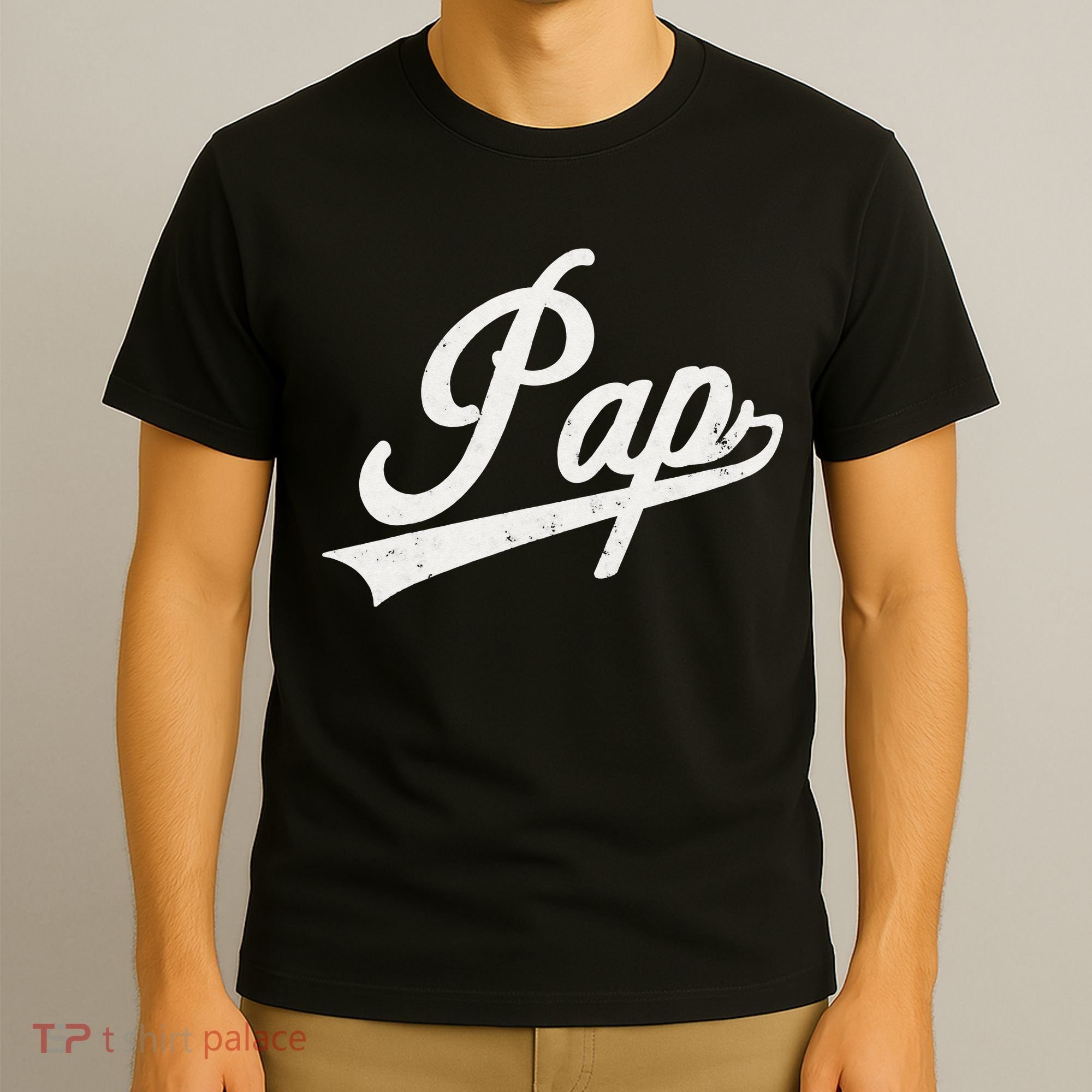 Pap Vintage Retro Style Father’s day gift for Pap Grandpa T-Shirt